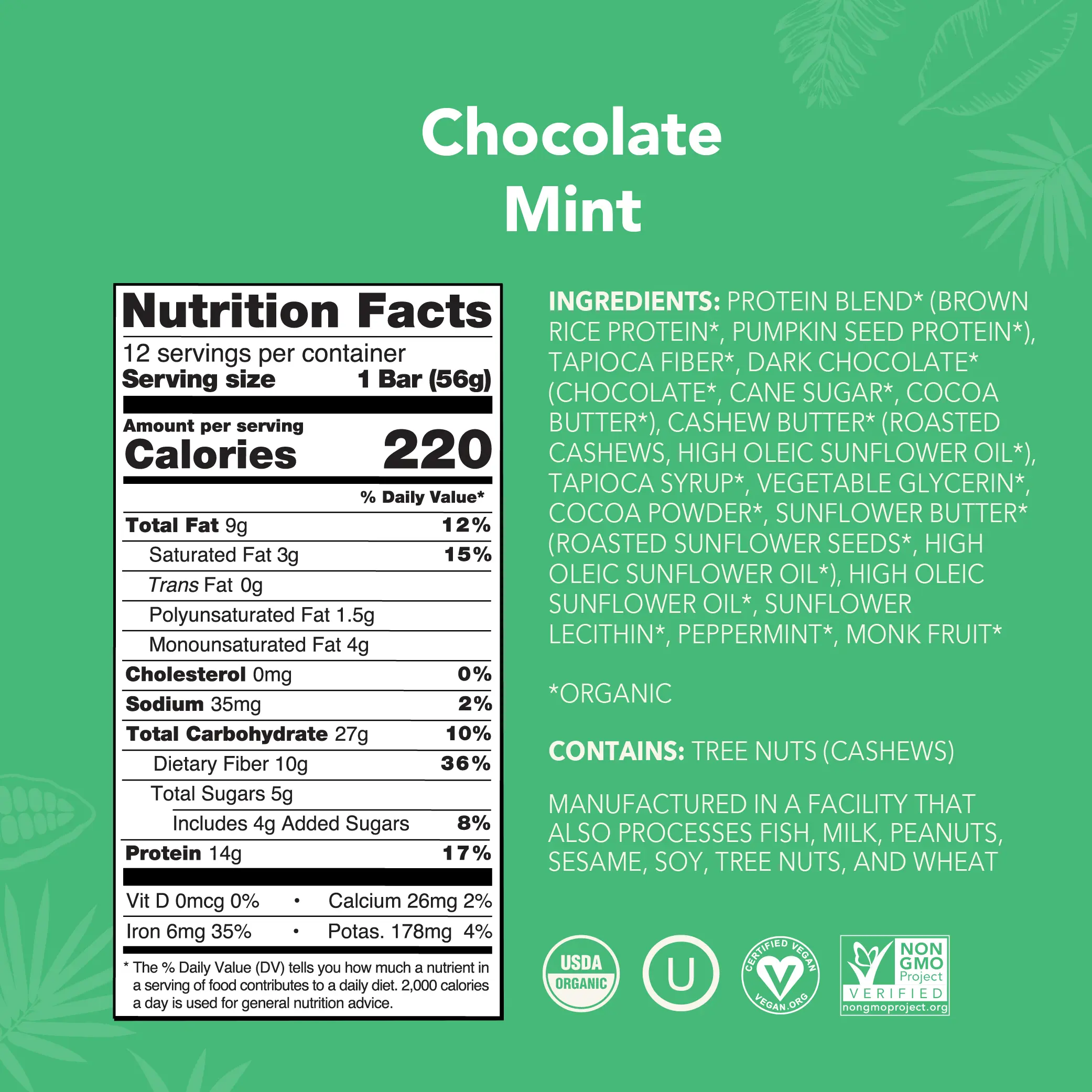 Chocolate Mint - Protein Bars - Image 4