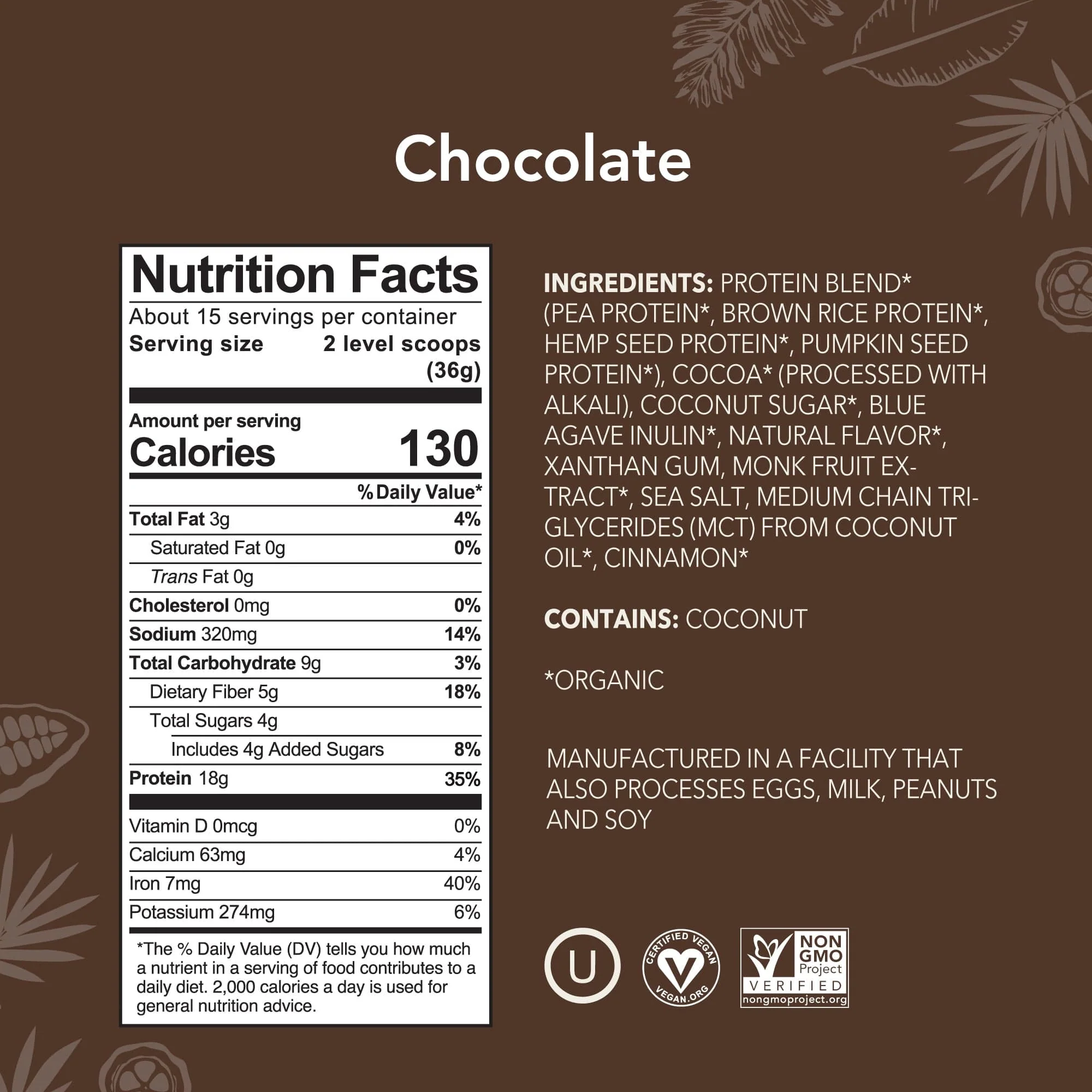 Chocolate - Protein Powder - Image 3