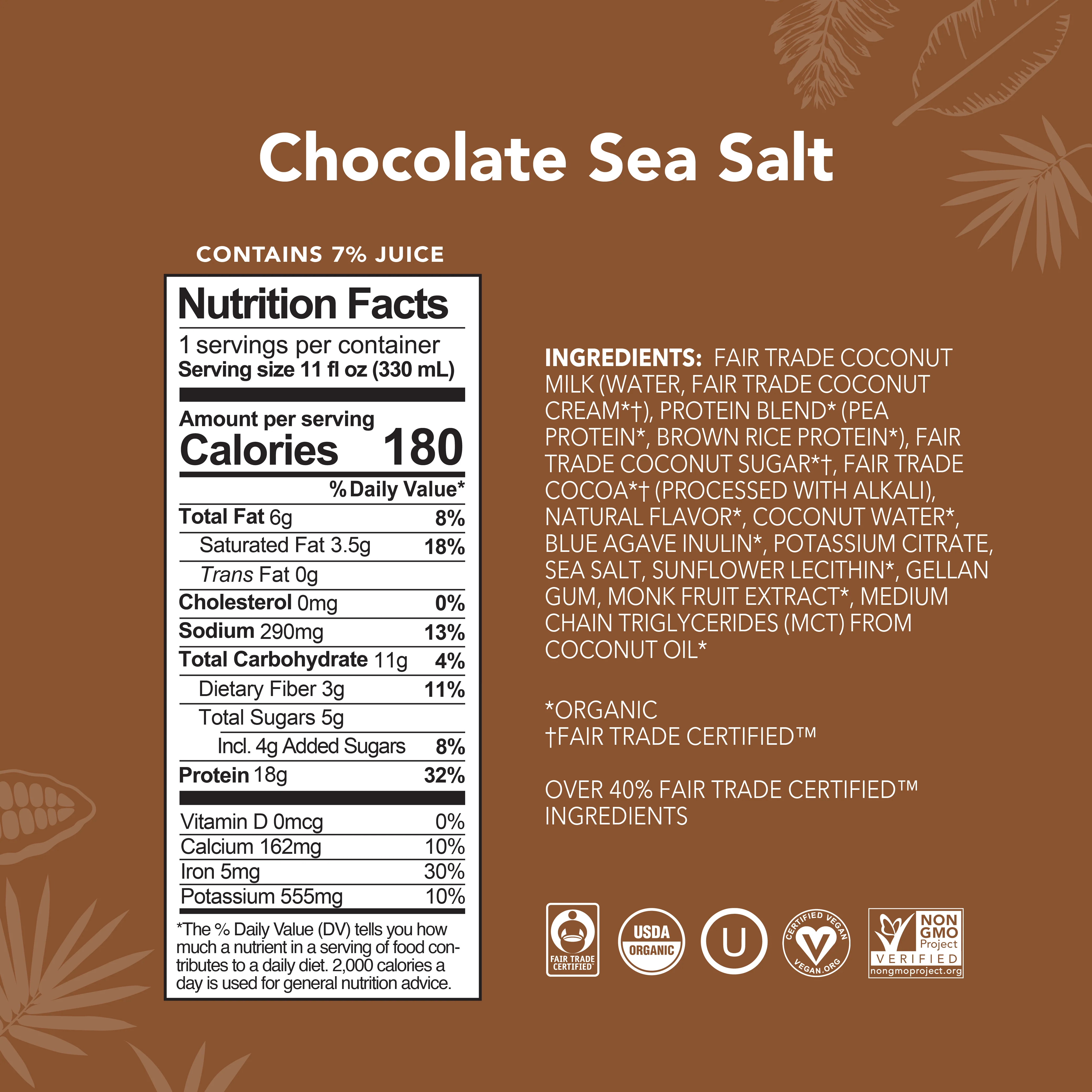 Chocolate Sea Salt - Protein Drinks (Out of Stock) - Image 3