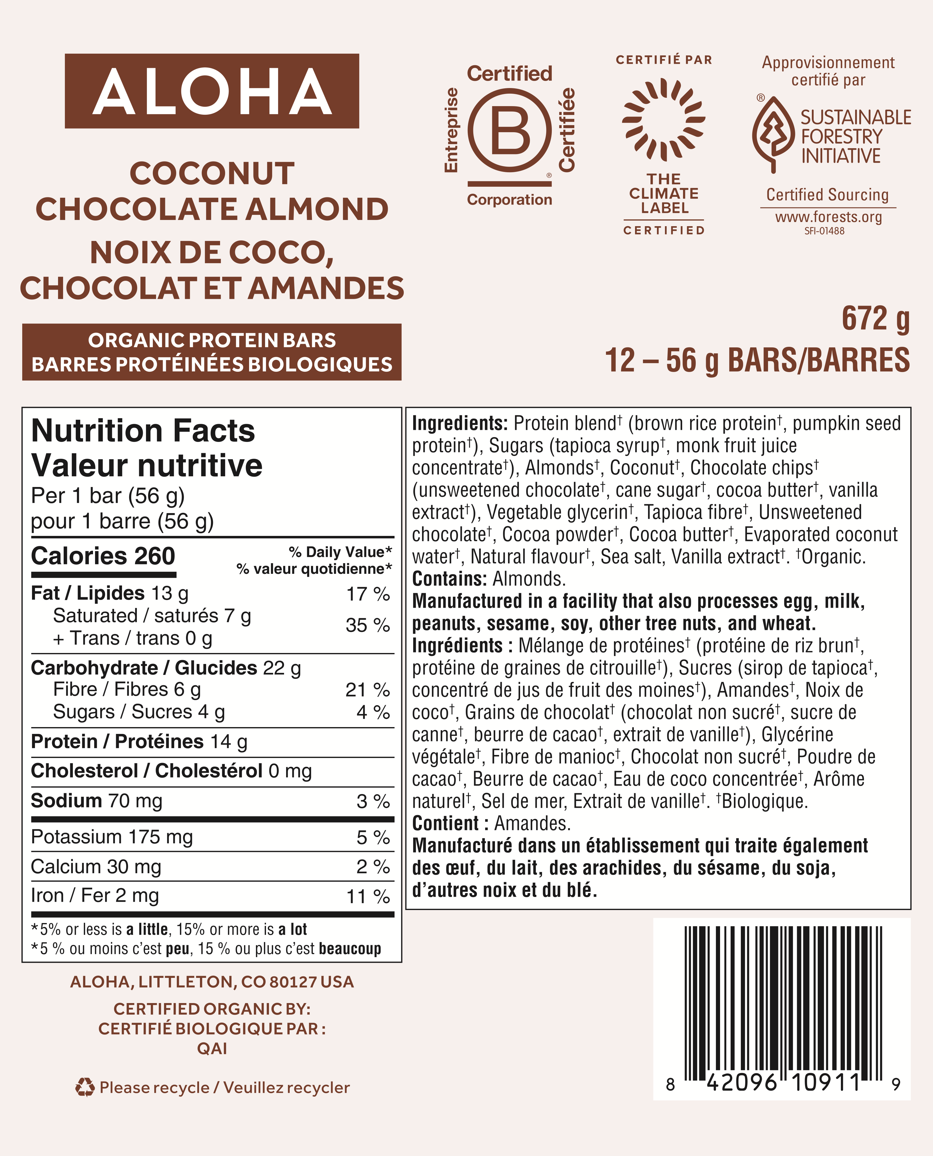 Coconut Chocolate Almond - Protein Bars (CAD) - Image 3