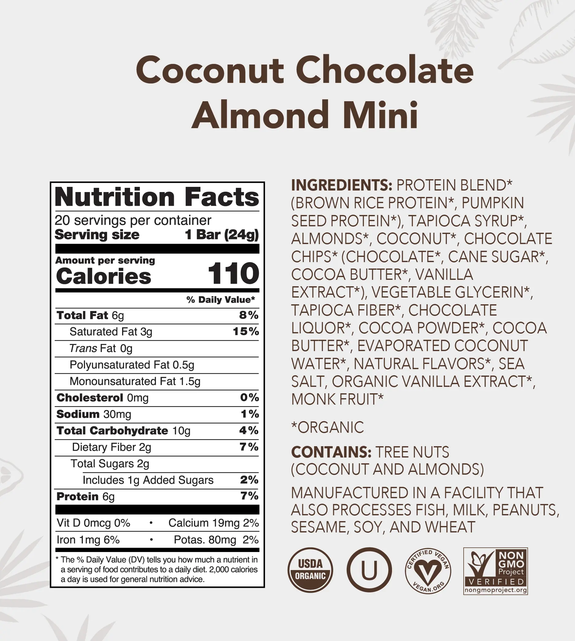 Coconut Chocolate Almond - Mini Bars - Image 3