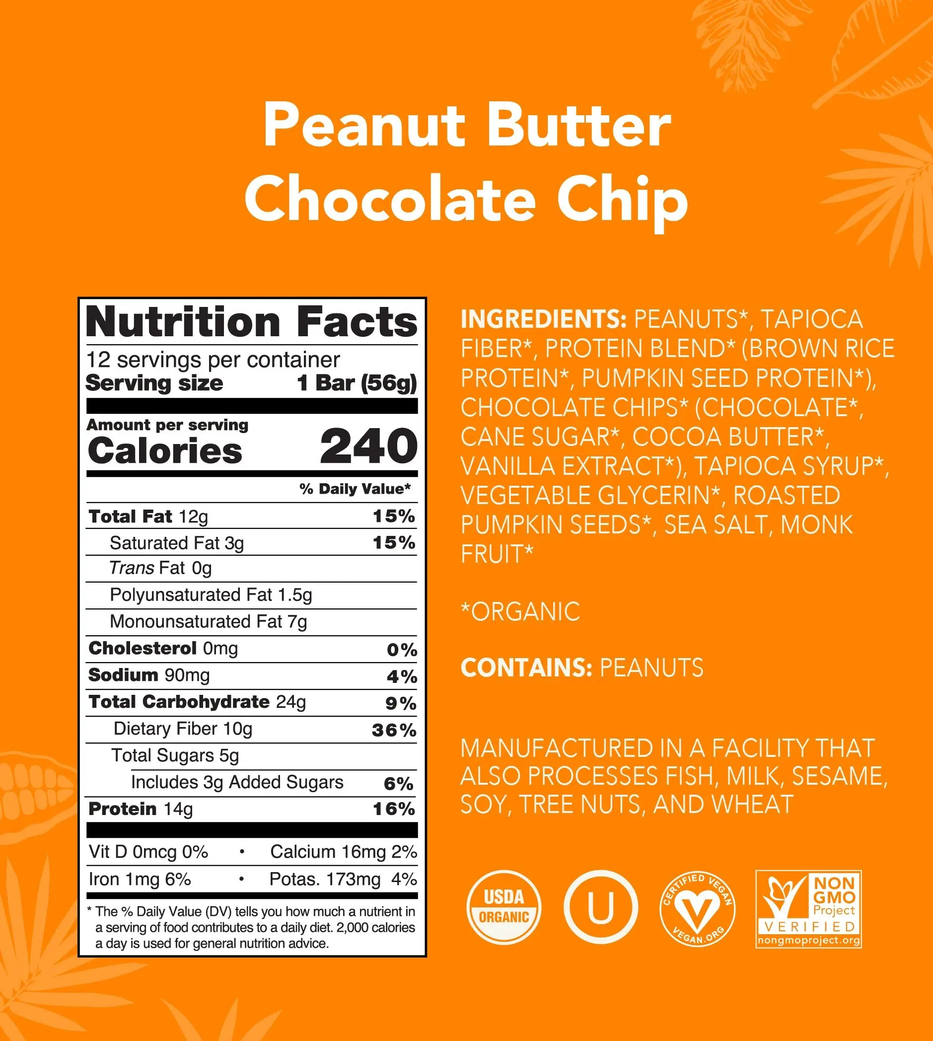 Peanut Butter Chocolate Chip - Protein Bars - Image 4