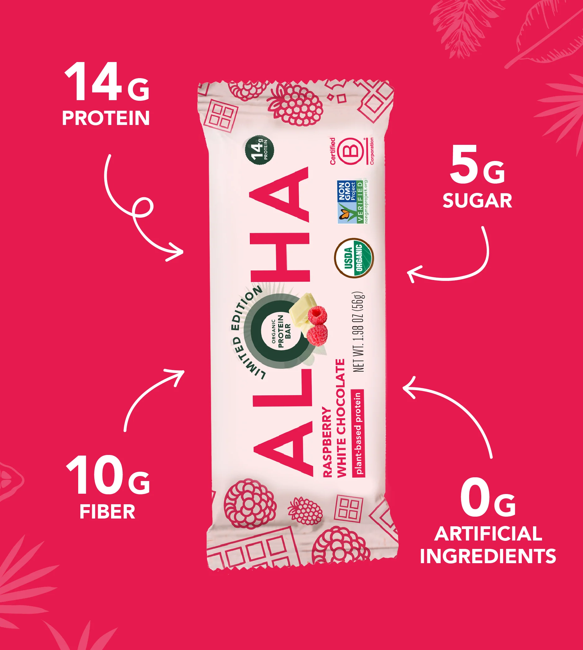 Raspberry White Chocolate - Protein Bars - Image 5