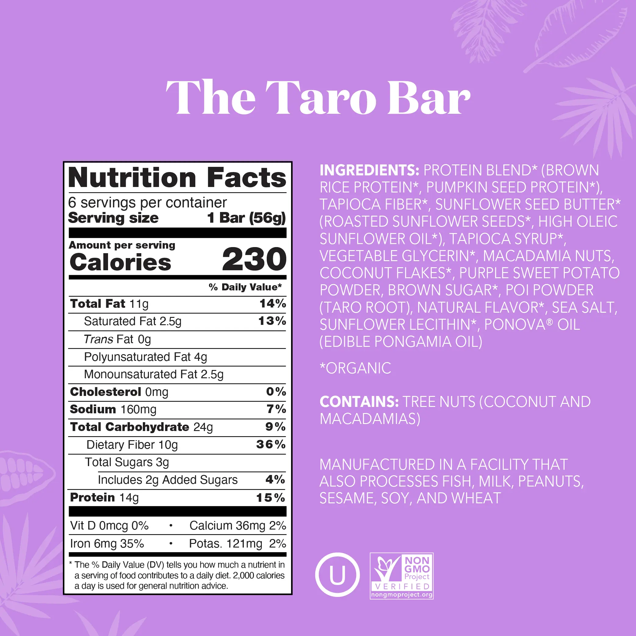 The Taro Bar - Protein Bars - Image 3