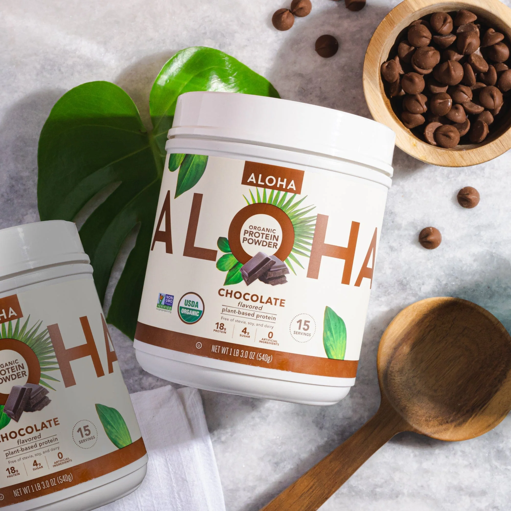 Two Canisters of Chocolate Protein Powder - Image 5